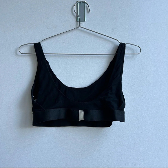 Lunya Well Rounded 100% Modal Black Bralette Sleep Bra Intimates Loungewear - Picture 5 of 5